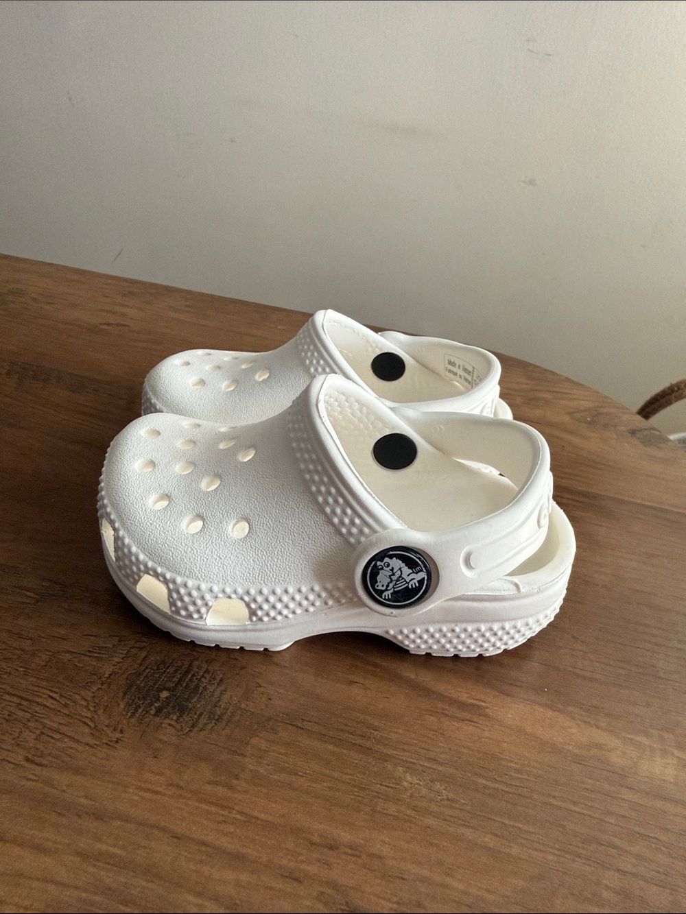 CROCS Kids White Classic Clog